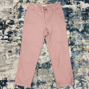 Loft The Perfect Straight Pink Jeans Khakis - Women's Size 8 Casual Office Color